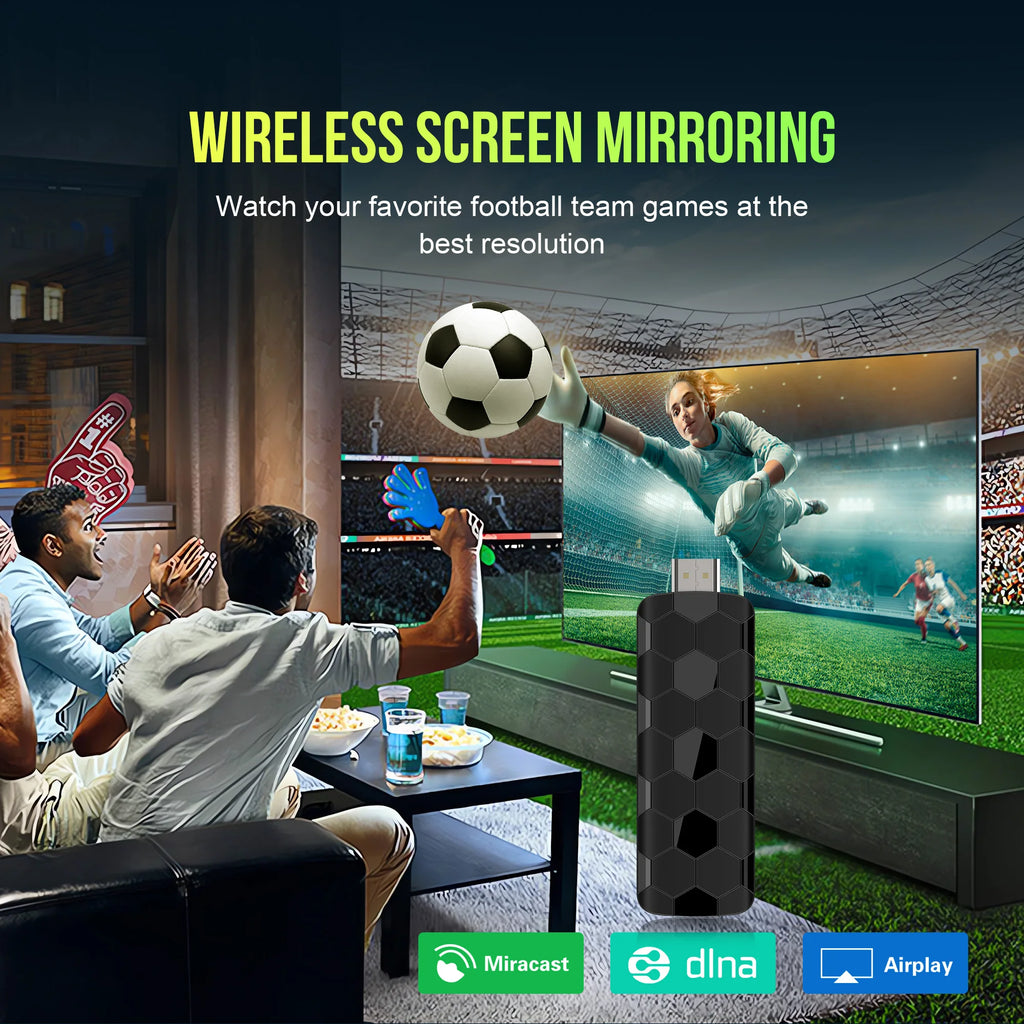 2026 New R3+ TV Stick Dual UI Interface Dual Wifi 2.4G/5.8G 4K Ultra HD 8GB 128GB RK3518 Quad Core Home Theater Media Player